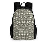 JiuPopular Daypack, Baroque Backpack, Rucksack with Pockets for Hiking Camping Travel