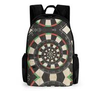 JiuPopular Daypack, Darts Target Backpack, Rucksack with Pockets for Hiking Camping Travel