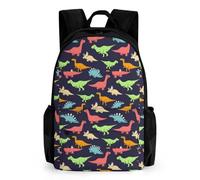 JiuPopular Daypack, Monster Dinosaur Backpack, Rucksack with Pockets for Hiking Camping Travel