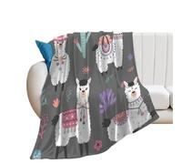 JiuPopular Flannel Blanket, Alpaca Alien Angel Wings Alpaca Cactus Aquamarine Scales Autumn Cute Fox Autumn Pumpkin Leaves Baroque Black Gold Marble Boston Terrier Blue Camouflage Boston Terrier Dog