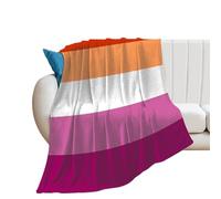 JiuPopular Flannel Blanket, Lesbian Pride Flag Leopard Skin Rose Gold Leopard And Zebra Lighthouse Lovely Cartoon Cat Math Linear Mathematics Education Many Chickens Mexican Dia De Muertos Mexican Su