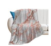 JiuPopular Flannel Blanket, Rose Gold Marble Red Watermelon Shark Blue Cute Cartoon Shiny Silver Glitter South Africa Flag Shiny Silver Glitter Siamese Thai Cat Mandala Starry Sky Black Glitter Slot