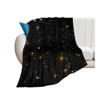 JiuPopular Flannel Blanket, Starry Sky Black Glitter Sloth Banana Pineapple Sun And Moon Teal Agate Strawberry Unicorn Pattern Rainbow Venezuelan Flag Tiger Stripe Camo 3D Watercolor Parrot Adorable