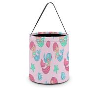 JiuPopular Halloween Handy Candy Bag, Beautiful Mermaid Pattern Handbag, Shoulder Bag for Women Work Daily Use