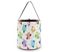 JiuPopular Halloween Handy Candy Bag, Cute Owl Funny Owl Pattern Handbag, Shoulder Bag for Women Work Daily Use