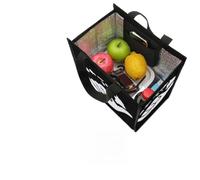 JiuPopular Large Foldable Waterproof Insulated Aloha Hand Hawaii Lunch Bag, Tote Lunch Bag for Work, Picnic, Travel