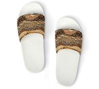 JiuPopular Non-Slip Slippers, African Style Patchwork Sliders for Men And Women, Shower Slides