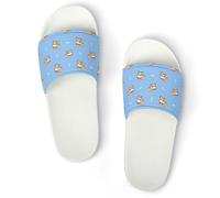 JiuPopular Non-Slip Slippers, Cute Welsh Corgi Dog Sliders for Men And Women, Shower Slides
