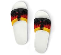 JiuPopular Non-Slip Slippers, Germany Flag Eagle Sliders for Men And Women, Shower Slides