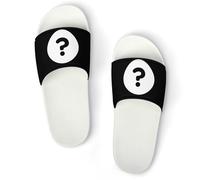 JiuPopular Non-Slip Slippers, Question Mark Sliders for Men And Women, Shower Slides