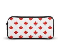 JiuPopular Pencil Case, Canadian Maple LeafStationery Bag, Business Travel Bag Or Small Tool Box, Girls Makeup Bag