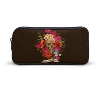 JiuPopular Pencil Case, Day of The DeadStationery Bag, Business Travel Bag Or Small Tool Box, Girls Makeup Bag