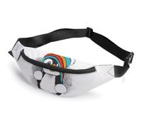 JiuPopular Waist Bag, Cute Penguin Bumbag, Adjustable Fanny Pack for Running Walking Hiking