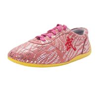 JiuQing Martial Arts Shoes Men Women Kids Barefoot Fitness Tai Chi Competition Shoes Soft Bottom Cross Training,Red,3.5 UK