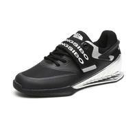 JiuQing Weightlifting Shoes Men Women Squat Shoes Breathable Non-Slip for Deadlift Cross-Training,Black,9 UK