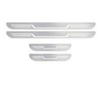 jiuqiwang 4 PCS Car Door Sill Protectors for Mercedes-Benz V-class (W447) 2014-2019, Car Welcome Pedal Threshold Strip Made Of Stainless Steel Car Protection Accessories,Silver
