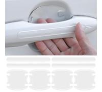 jiuqiwang 8Pcs Clear Car Door Handle Protector for Honda Accord Civic CRV CR-Z e:Ny1 Fit Jazz HRV HR-V Odyssey ZR-V, Clear Paint Protection Film Waterproof Anti-Scratch Anti Scratch Handle Shell