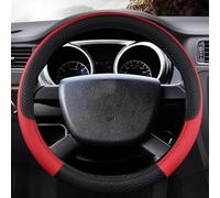 jiuqiwang Car Steering Wheel Cover for Honda Jazz Ⅲ 2015-2020, Breathable Car Accessory Steering Wheel Protector Cover Anti-slip Protector,C