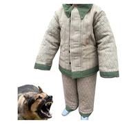 JIURUOZ Professional Dog Bite Sleeves Suit, Dog Training Suit, Training Dog Protective Clothing, Dog Training Bite Suit Jacket for Medium Large Dogs Bite Training(Large)