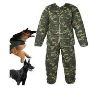 JIURUOZ Professional Dog Bite Sleeves Suit, Professional Dog Bite Sleeves Suit, Training Dog Protective Clothing, Body Protection Dog Training Bite Suit for Training & Protection