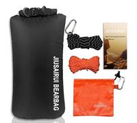 JIUSAIRUI 7.8Oz Ultralight Bear Bag Hanging Kit: 30D Waterproof Bear Proof Food Storage for Backpacking and Camping Alternative to Bear Canister (10L)
