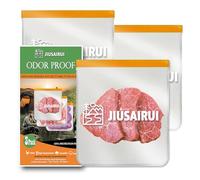 JIUSAIRUI Odor Proof Bear Bags for Food Backpacking: 3Pack Reusable Bear Proof Food Storage Designed to Use with Bear Canister for Backpacking fit Camping Hiking Water Sports
