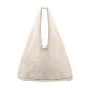 Jiusely Crochet Tote Bags for Women, Knit Mesh Handbags Retro Hollow Woven Summer Hobo Bag, Travel Boho Casual Shoulder bag for Shopping Daily Work Holiday Travel