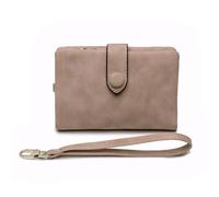 Jiusely Purse Wallet for Women, Bifold Leather Ladies Purse RFID Blocking Purses for Women, Ladies Wristlet Purses, Women's Wallet Purse with Card Holder id Window Zipper Coin Purses