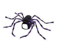 JIUSILIFE Dog Clothes Halloween Spider Costume for Dog Cat with Adjustable Fasteners Cute Crawling Pets Clothes for Small and Midum Dogs and Cats Puppy Party Cosplay Outfits,Purple,S