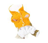 JIUSILIFE Halloween Pet Costume, Dinosaur Dog Hoodie Apparel Comfortable Clothes with Buckle, for Walking Training Hiking Travel for Small The Canines Puppies,M