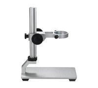 Jiusion Aluminum Alloy Universal Adjustable Professional Base Stand Holder Desktop Support Bracket for Max 1.4" in Diameter USB Digital Microscope Endoscope Magnifier