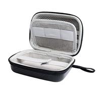 Jiusion Hard Travel Storage Carrying Case Include Carabiner and Strap for Carson MicroBrite Plus Pocket Microscope (MM-300 or MM-300MU) and MicroFlip (MP-250 or MP-250MU)
