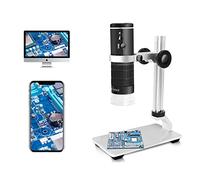 Jiusion WiFi USB Digital Microscope 50 to 1000X Wireless Magnification Endoscope 8 LED Mini HD Camera with Updated Stand Portable Case, Compatible with iOS Android Mac Windows