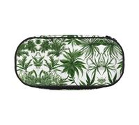 JIUTY Flowering Herbs and Herbaceous Plants Cute Aesthetic Big Capacity Zipper Pencil Cases Pen,Portable Office Desk Organizer for Adults