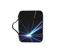 JIUTY Laser Light Printed Bible Tote Bag with Sturdy Handle Protective Carrying Case for Church Worship & Pilgrimage