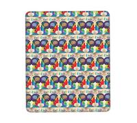 JIUTY Left And Right Brain Advantage Mouse Pad With Stitched Edge Non-Slip Rubber Base Washable Mouse Pads For Computers Laptop