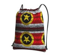 JIUTY maryland flag 1 Print Zipper Closure Backpack, Drawstring Shoulder Bag, Compact Light for Workout and Sessions