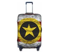 JIUTY Maryland Flag 1 Printing Large Suitcase Cover, Stretchable Suitcase Cover with Double-Sided Print, Keeps Luggage Closed