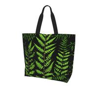 JIUTY Natural Plant Silhouette Fern Leaf Print