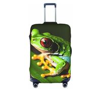 JIUTY Tree Frog Baby Printing Large Suitcase Cover, Stretchable Suitcase Cover with Double-Sided Print, Keeps Luggage Closed