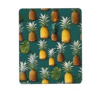 JIUTY Tropical Fruit Paradise Mouse Pad With Stitched Edge Non-Slip Rubber Base Washable Mouse Pads For Computers Laptop