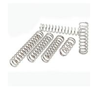 jiuxinyun 10pcs Wire Diameter 0.5mm Stainless Steel Small Compression Spring OD 5mm/6mm/7mm/8mm/9mm/10mm/12mm/ Length 10-50mm(10mm,7MM_0.5MM)
