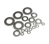 jiuxinyun 2~100cs Oversize Flat Washers M2 M2.5 M3 M4 M5 M6 M8 M10 M12~M24 316 A4 Stainless Steel Meson Plain Gaskets Spacer Shim for Screw Bolt(M6x18x1.5mm-20pcs)