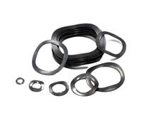 jiuxinyun 20/100Pcs Three Wave Crest/Wave Type Gasket/Wave Washer/Spring Washer M3 M4 M5 M6 M8 M10 M12 M14 M16 M19 M21-M34(M8X12X0.3 50pcs)