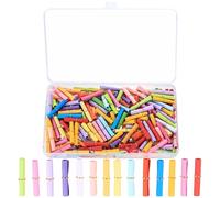 jiuxlaan 210 Pcs Lucky Wishing Paper Scrolls, Mini Paper Scrolls, Message Paper Scrolls, Small Colorful Wish Scroll Paper, Write On It Valentine Message Paper Rolls for DIY Gifts Birthday Decorations