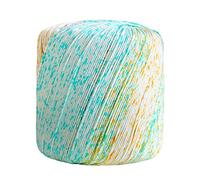 jiuzcare Crochet Yarn Cotton Knitting Variegated Yarn Double Knitting for Crochet, Weaving, DIY Craft Projects [133M, 52# Shiqing]