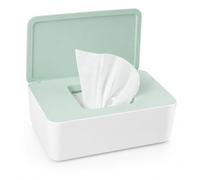 jiuzcare PP Wet Wipes Dispenser Box with Lid - Durable Baby Tissue Storage Container - Detachable Insert & Non-Slip Base - Keeps Tissues Fresh in Nursery, Bathroom, Kitchen