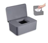 Jiuzcare PP Wet Wipes Dispenser Box with Lid - Durable Baby Tissue Storage Container - Detachable Insert & Non-Slip Base - Keeps Tissues Fresh in Nursery, Bathroom, Kitchen & Travel
