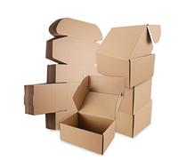 JIUZHOUXIN 12"x9"x4" Shipping Boxes,Small Shiping Boxes Which is Anti-Impact Come with Exquisite Sealing Label.Suitable E-Commerce Packaging, Shipping Packaging Etc.… (12"x9"x4 "10pcs)