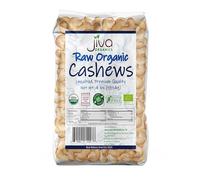 Jiva Organics Raw Organic Cashews (Whole) 4lb Bag